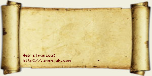 Janko Vitas vizit kartica